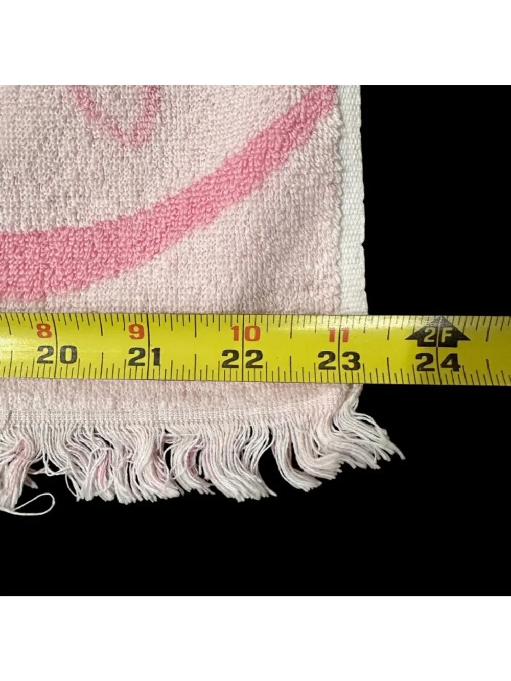 Vintage Bath Towel Washcloth Set Floral Pink Rose Flowers Cottage Romantic Retro